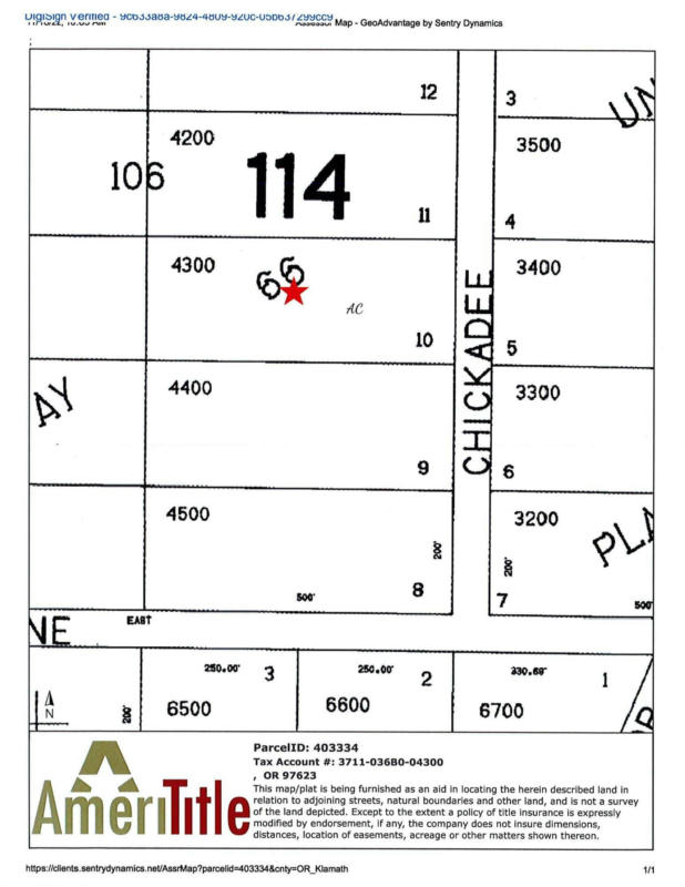 LOT 10 CHICKADEE DR, BONANZA, OR 97623, photo 1 of 3